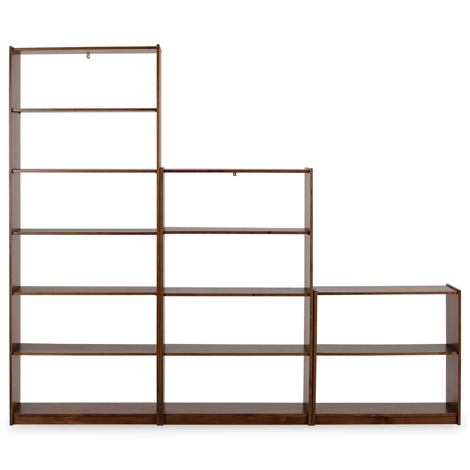 REGALSET MELLY Kastanie - Kastanienfarben, Holz (240/200/30cm) - IDIMEX