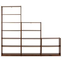 REGALSET MELLY Kastanie - Kastanienfarben, Holz (240/200/30cm) - IDIMEX