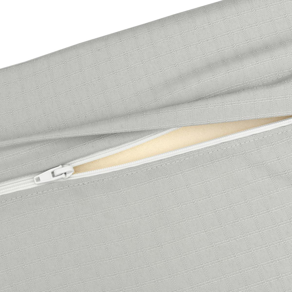 PALETTENKISSEN Eco Elements Sitz + Rücken Hellgrau (2tlg) - Hellgrau, Textil (80/15/120cm) - Beautissu 