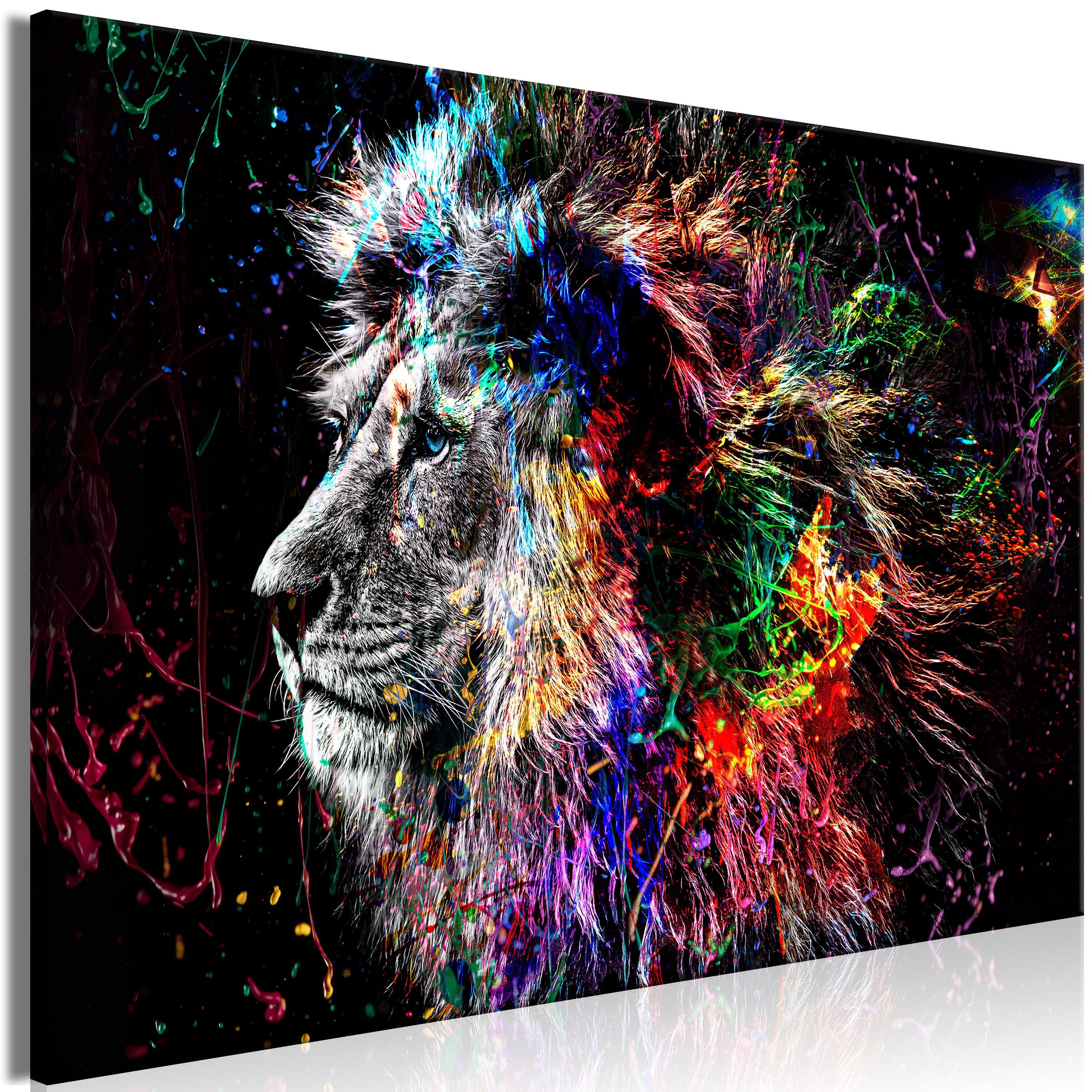 KUNSTDRUCK Bunt 90/60 cm - Multicolor, Textil (90/60cm) - KUNSTLOFT