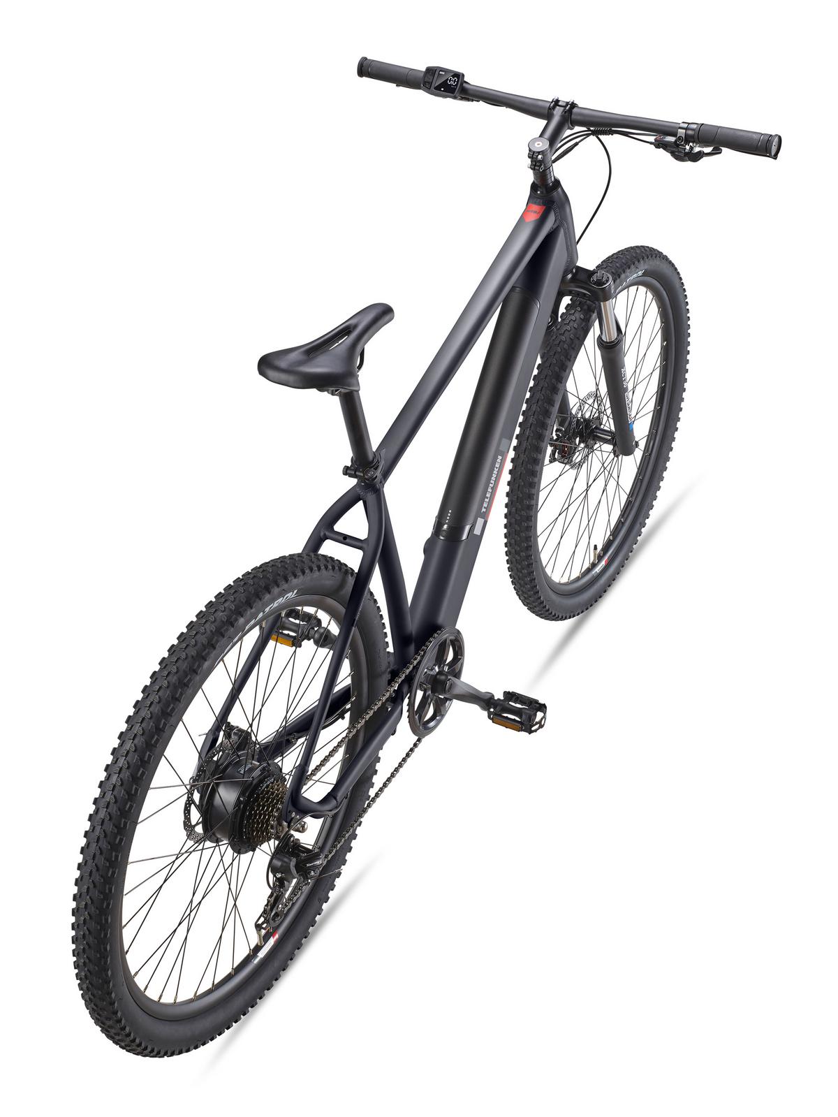 E-BIKE Mountainbike Aufsteiger M921 Für Damen u. Herren 468 Wh Heckmotor 7-Gang-Kettenschaltung 29 Zoll - Grau, Metall (114.6cm) - Telefunken