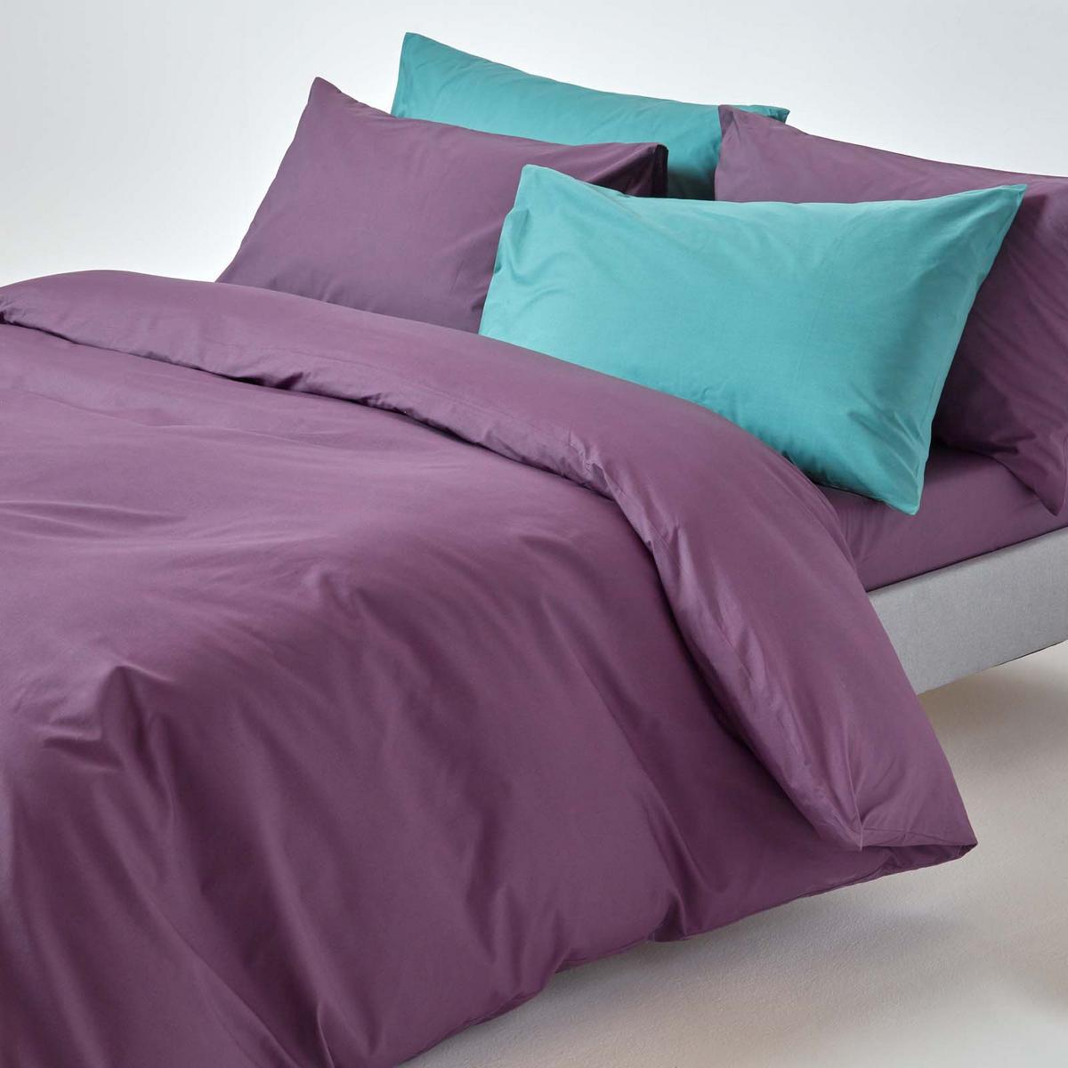 BETTWÄSCHE Perkal Fadendichte 200 - Lila, Textil (240/220cm) - Homescapes