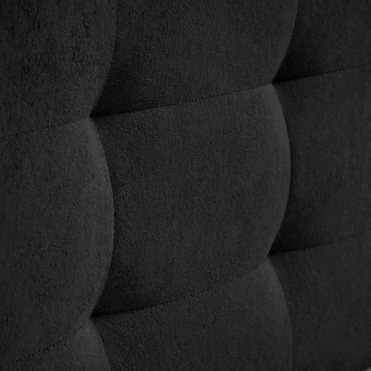 ECKSCHLAFSOFA Vinci mit universelle Ottomane, Dunkelgrau - Buchefarben/Schwarz, Textil (236/151cm) - Beautysofa