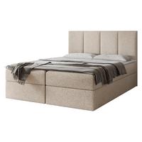 BOXBETT Rebos Boucle - H3 - Beige, Holz/Textil (140/200cm) - MIRJAN24