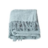 WOHNDECKE Nirvana Slub 255/360 cm, 100% Baumwolle - Grau, Textil (255/360cm) - Homescapes