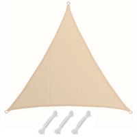 SONNENSEGEL Luftdurchlässig 500 cm Beige - Beige, Kunststoff (500/500cm) - Amanka