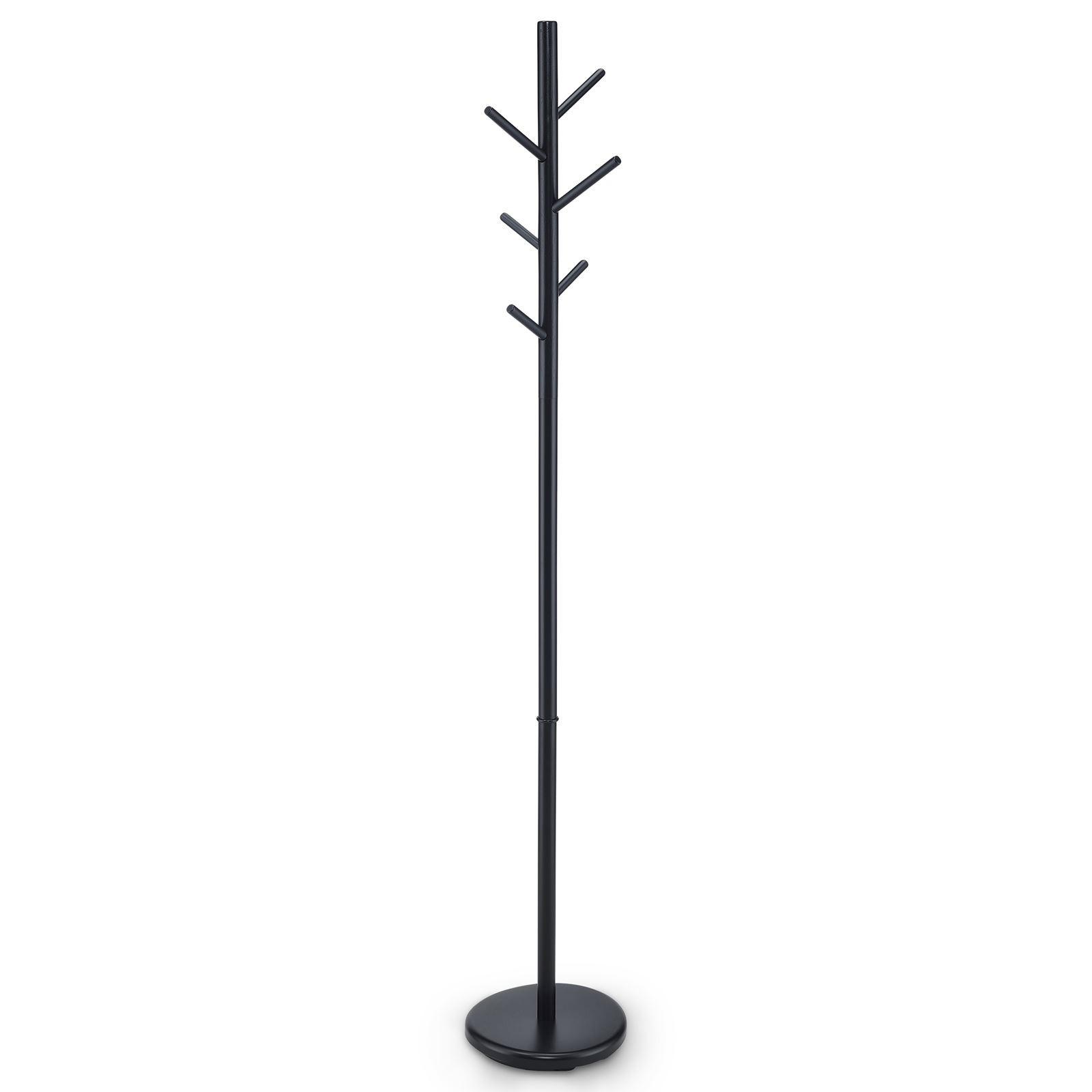KLEIDERSTÄNDER ENRICO schwarz/schwarz - Schwarz, Holz (28/171/28cm) - IDIMEX