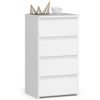 KOMMODE Weiß 74/40/35 - Weiß, Holzwerkstoff (40/74/35cm) - RAUMHIRSCH FURNITURE