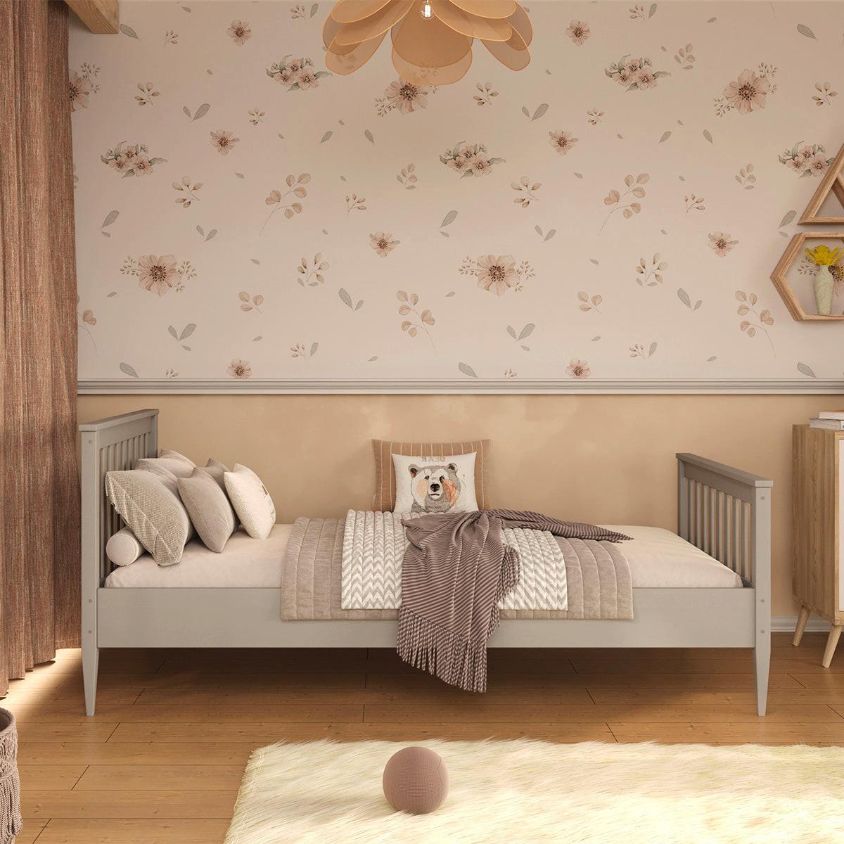 KINDERBETT 90/200 Ignas Grau - Grau, Holz (90/200cm) - Petits-meubles
