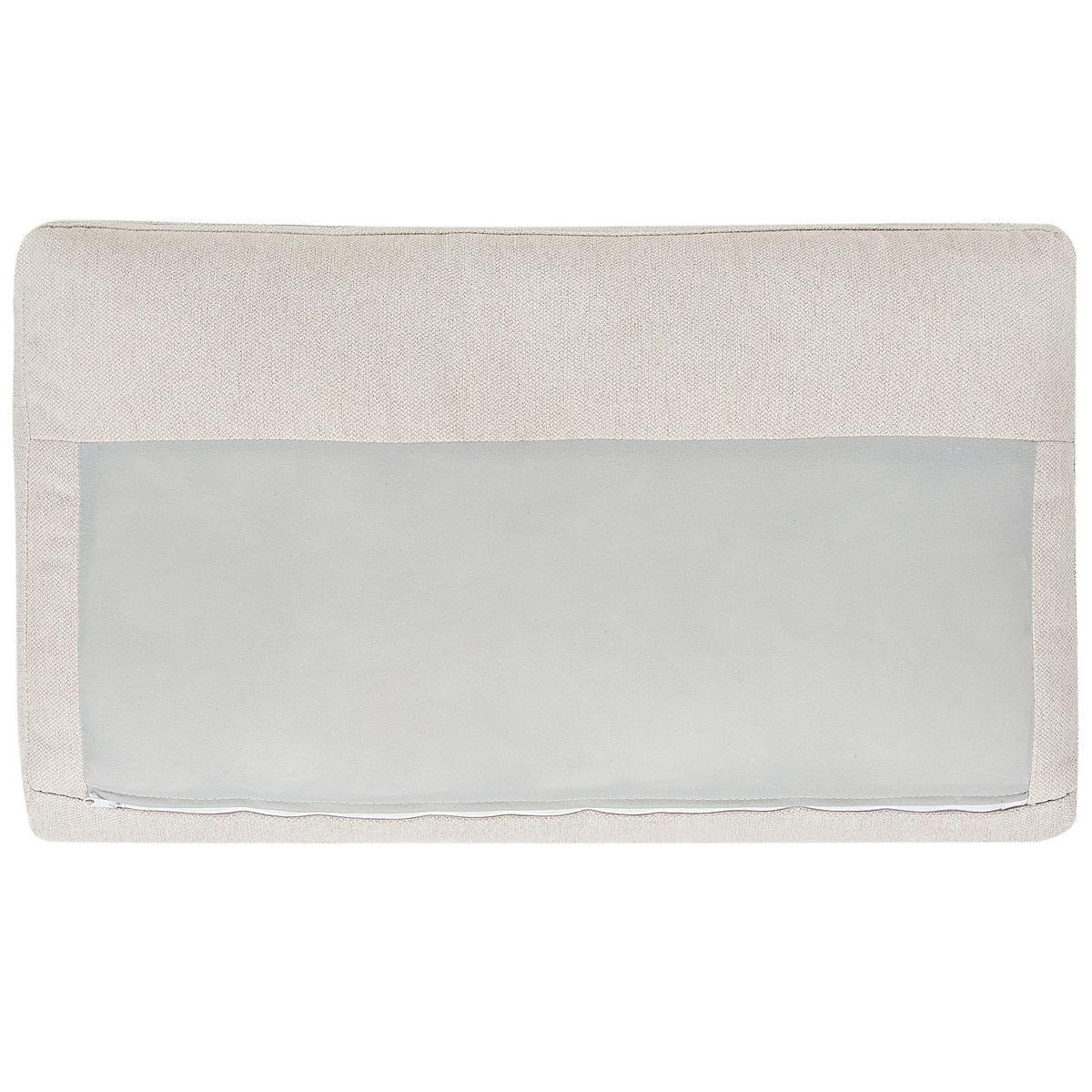 3-SITZER-ECKSOFA beige linksseitig Nora - Hellbraun/Beige, Textil (279/150cm) - Beliani