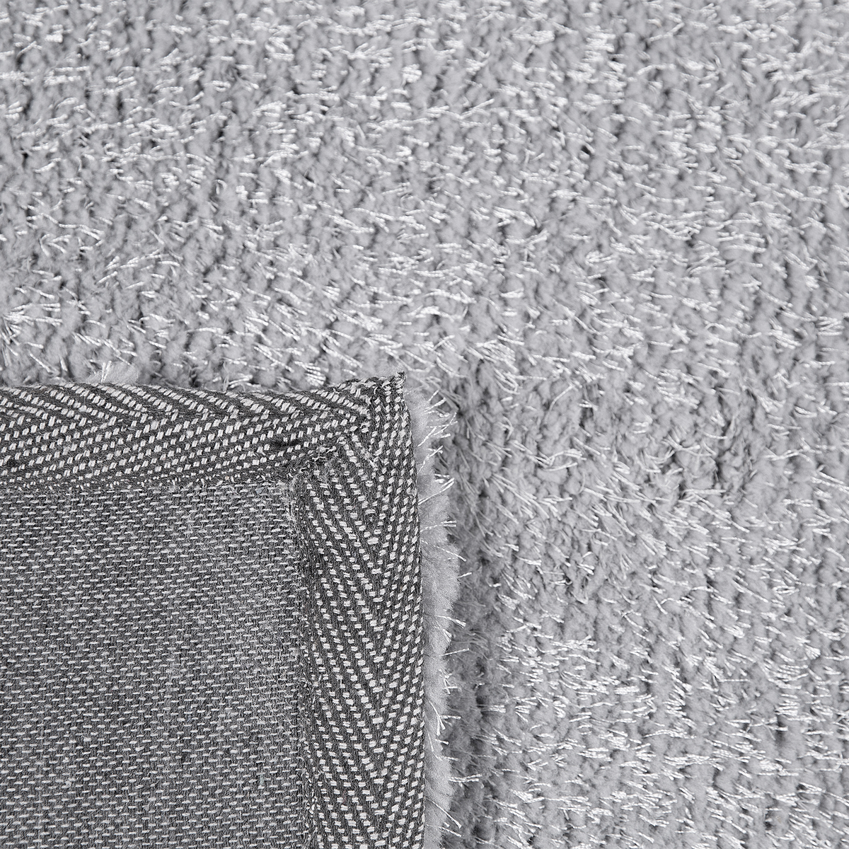 SHAGGY-TEPPICH Demre 300/200 cm - Grau, Kunststoff (200/300cm) - Beliani