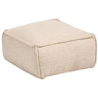 POUF Baumwolle Beige Sherali - Beige, Textil (50/30/50cm) - Beliani