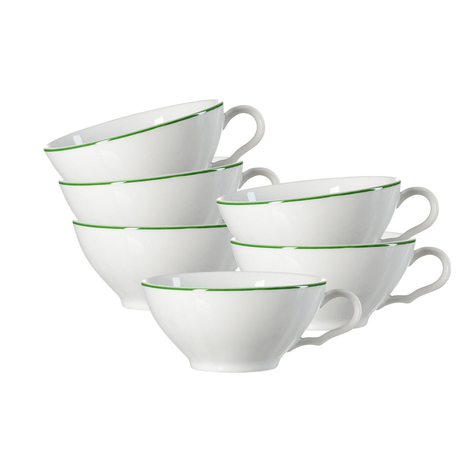 TEETASSEN Ostfriese Grün 100 ml 6er Set - Grün, Keramik (0.1L) - Ritzenhoff Breker