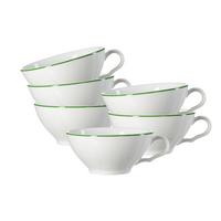 TEETASSEN Ostfriese Grün 100 ml 6er Set - Grün, Keramik (0.1L) - Ritzenhoff Breker
