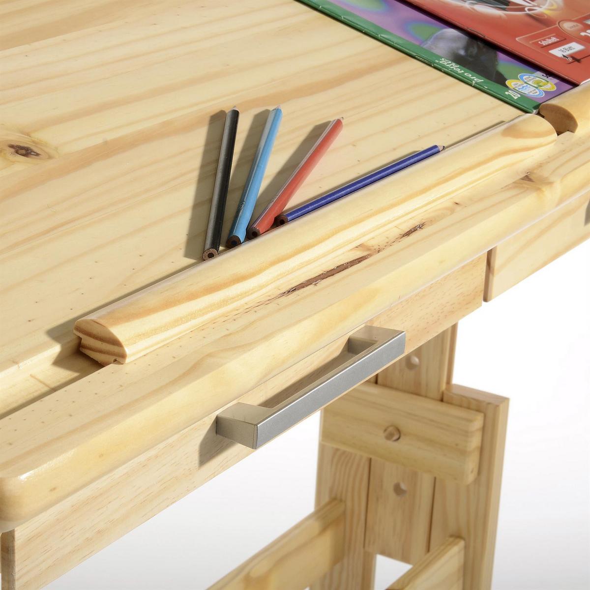 KINDERSCHREIBTISCH OLIVIA natur - Naturfarben, Holz (109/130/55cm) - IDIMEX