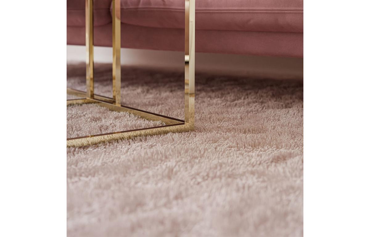COUCHTISCH YOSHI 2in1 70/70/41 cm Gold chrom / Weißes Glas - Weiß, Glas/Metall (70/70/41cm) - Lookway