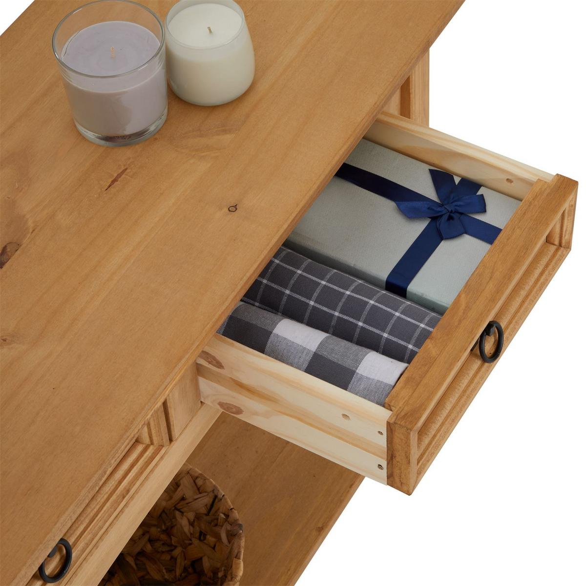 KONSOLENTISCH SALSA natur - Naturfarben, Holz (35/90/73cm) - CARO-Möbel