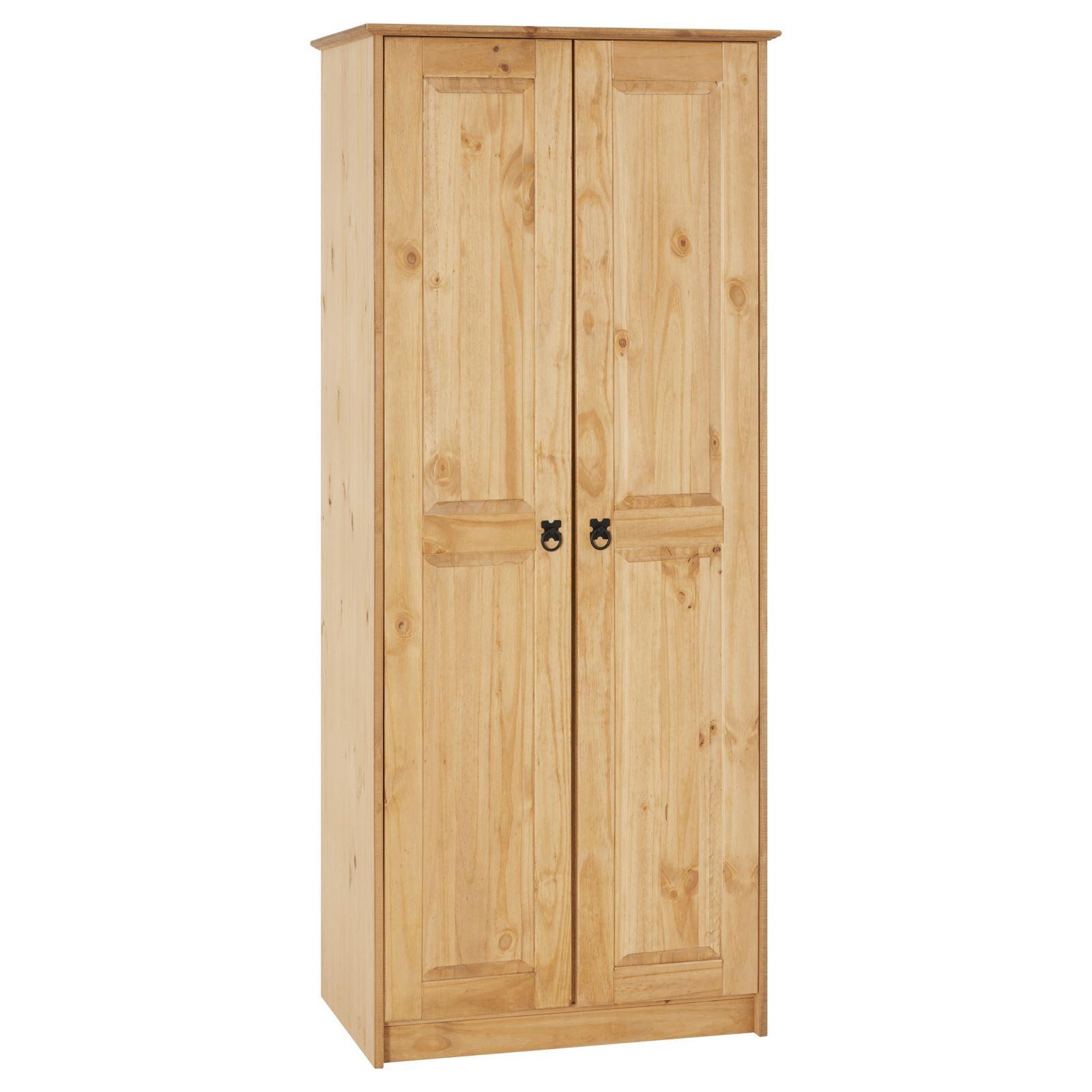 KLEIDERSCHRANK BARRIO natur - Naturfarben, Holz (73/175/50cm) - CARO-Möbel