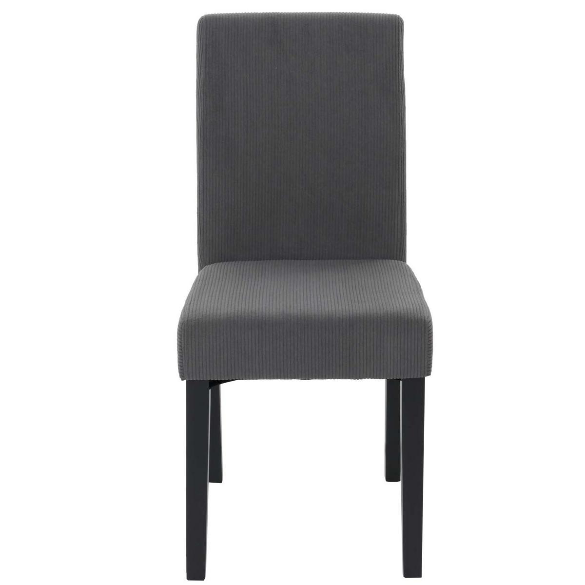 ESSZIMMERSTUHL Grau 2er-Set - Grau, Textil (42/90/50cm) - MCW