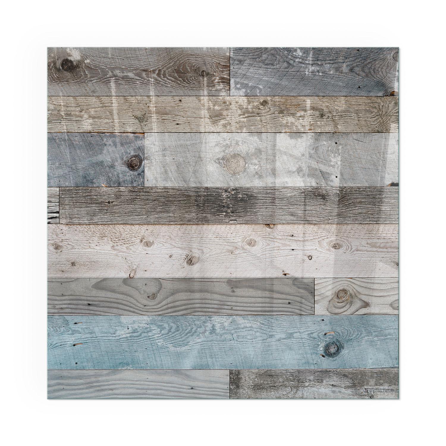 GLASPLATTE für Kamin 60x60 cm - Grau, Glas (60/60/0.4cm) - TULUP