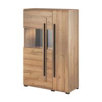 GESCHIRRSCHRANK Louis Holz - Braun, Holzwerkstoff (90/136/39cm) - Petits-meubles
