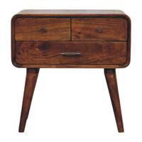 NACHTTISCH Avora - Braun, Holz (35/55/55cm) - Artisan Furniture