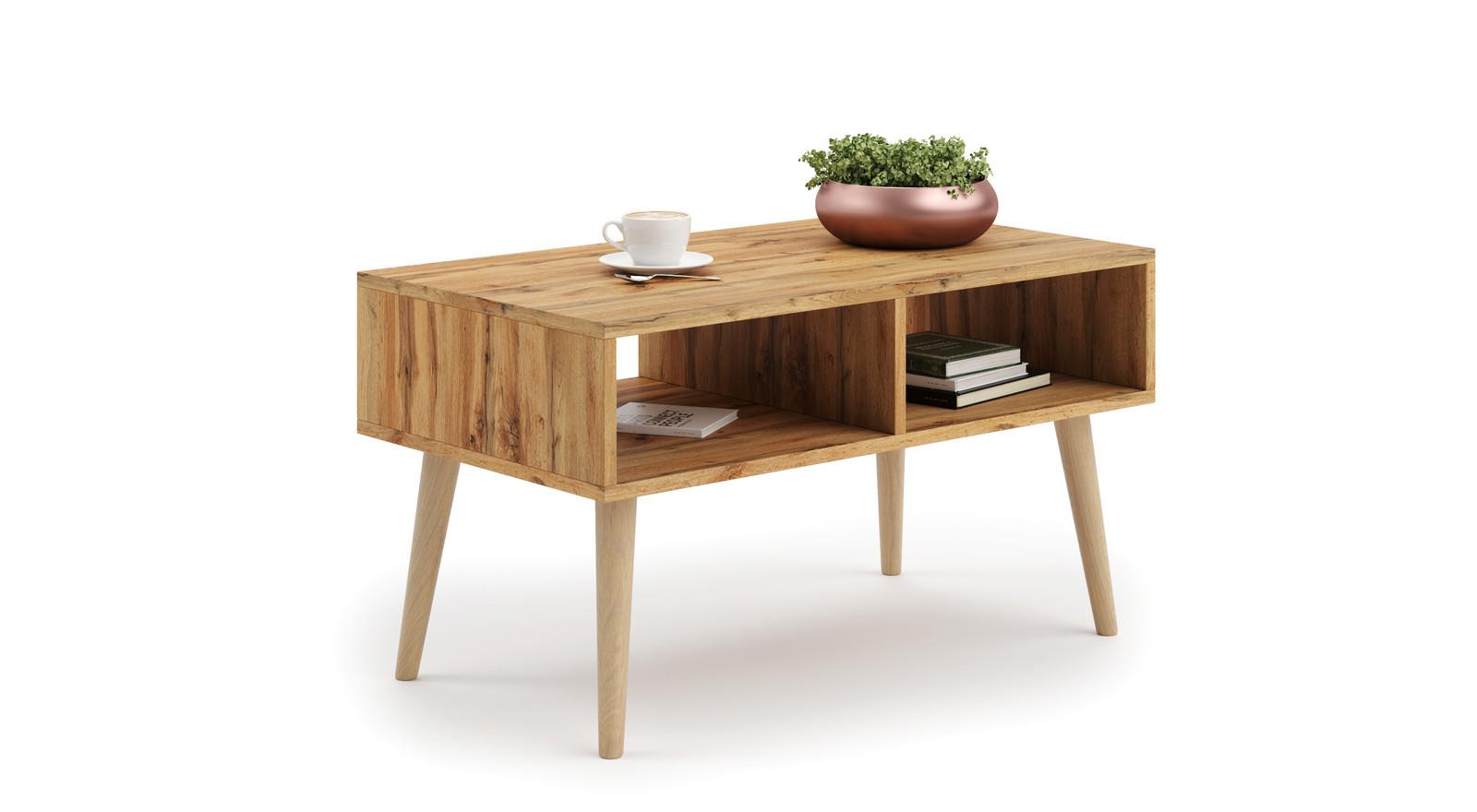 COUCHTISCH Sandi Craft goldene Eiche - Eiche Artisan, Holzwerkstoff (55/90/55cm) - RAUMHIRSCH FURNITURE
