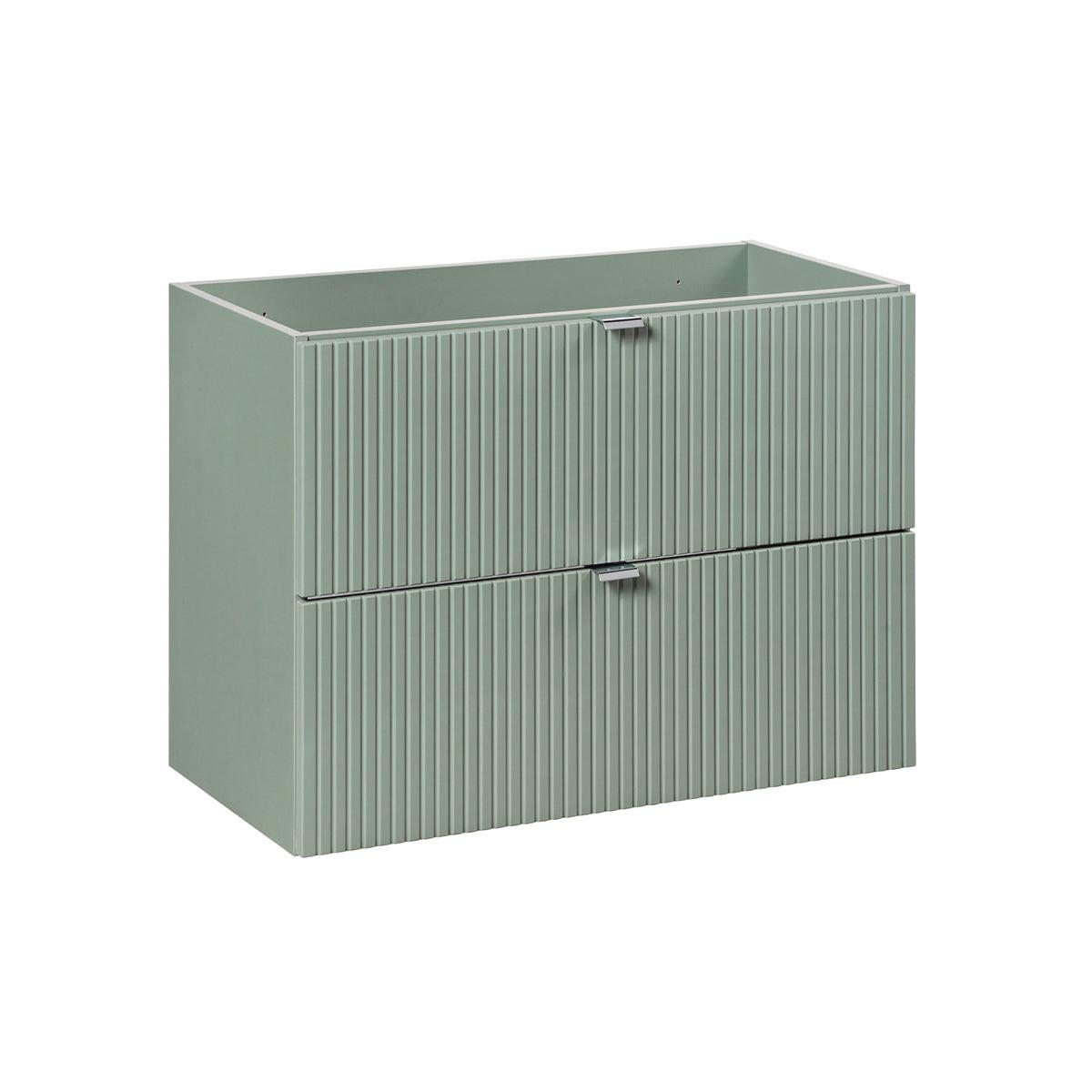 WASCHTISCHUNTERSCHRANK 80cm Jade Grün - Grün, Holzwerkstoff (80/57/40cm) - Petits-meubles