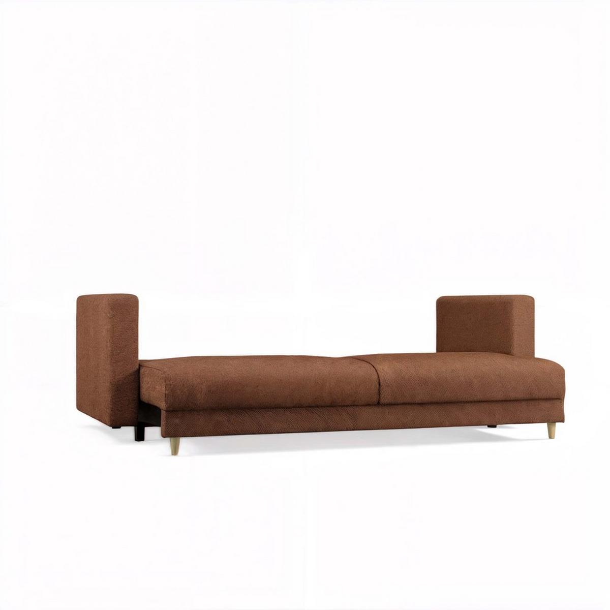 SOFA Terrakotta 221/90/98 - Terracotta, Holzwerkstoff (221/90/98cm) - RAUMHIRSCH FURNITURE