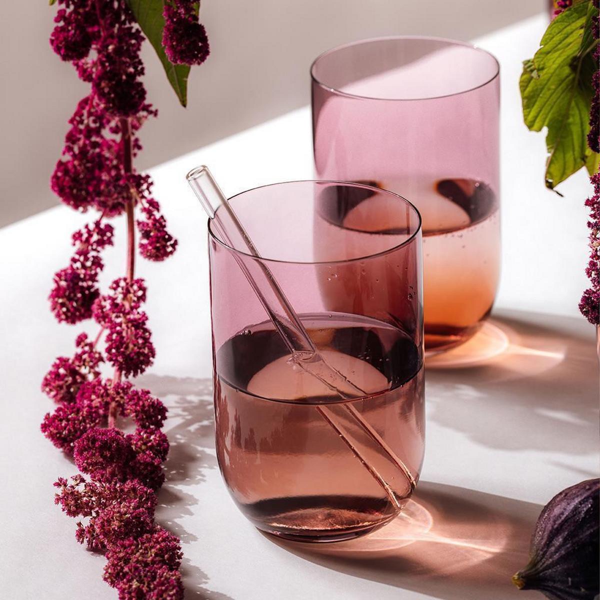 LONGDRINKBECHER Like Glass Grape 385 ml 2er Set - Pink, Glas (0.385L) - like.Villeroy & Boch