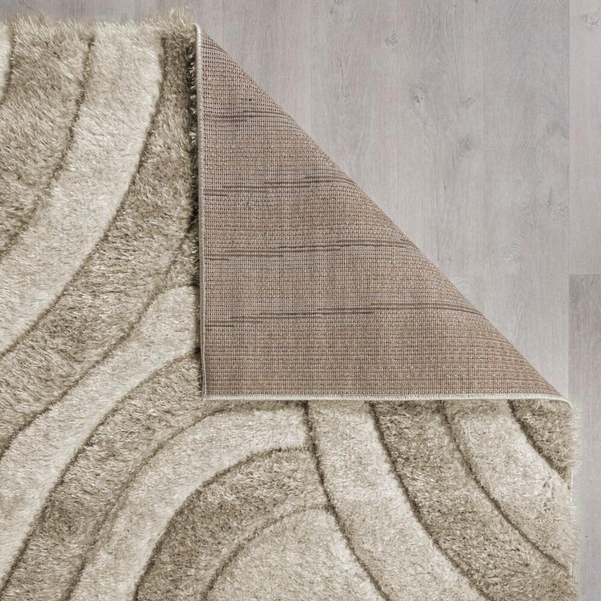 TEPPICH NADD, abstrakt, Natur, 200 x 290 cm - Beige, Textil (200/290cm) - KADIMA DESIGN