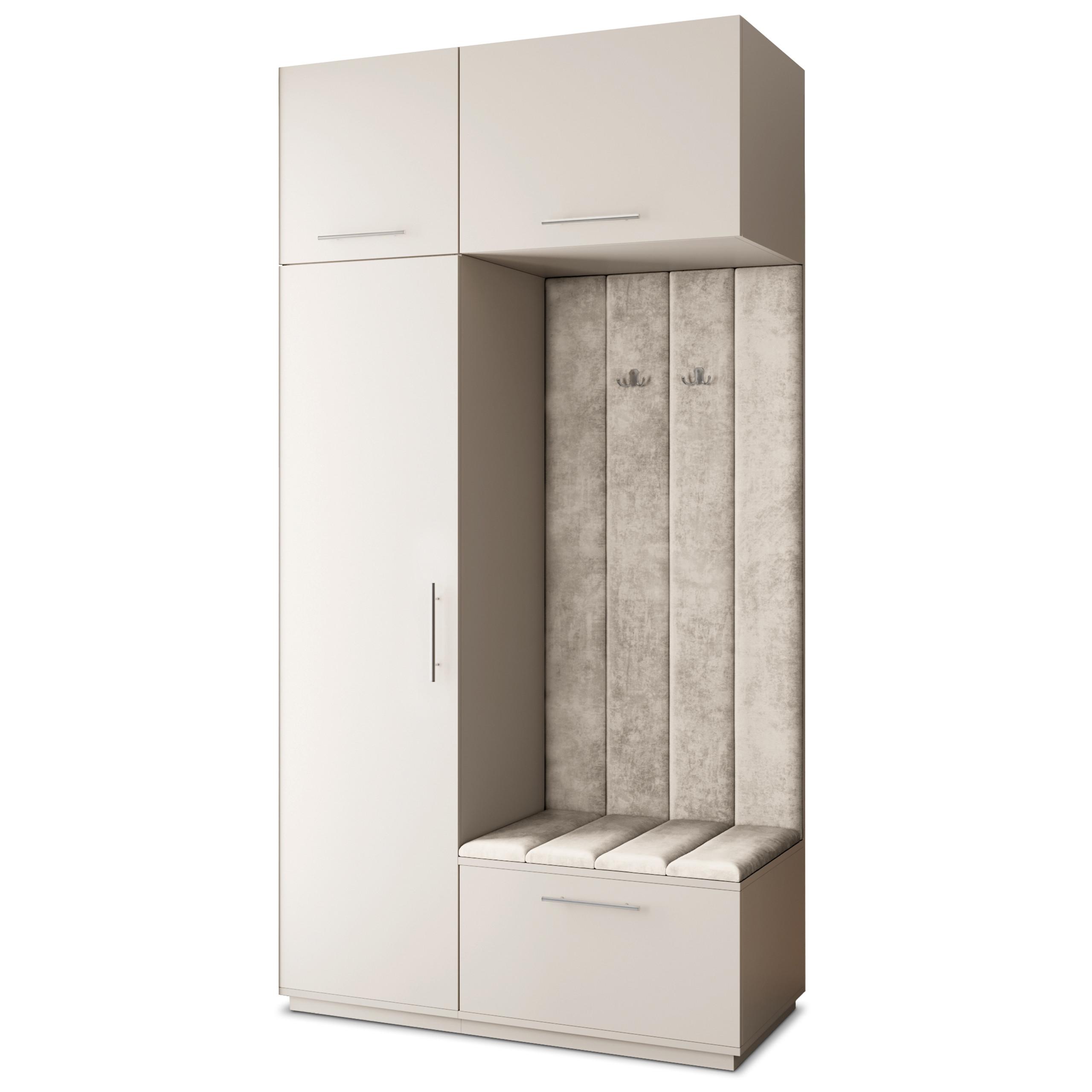 GARDEROBENSCHRANK REMA 120/240/60 cm Modern Kaschmir - Kaschmir/Beige, Holzwerkstoff (120/240/60cm) - MASSENO