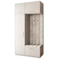 GARDEROBENSCHRANK REMA 120/240/60 cm Modern Kaschmir - Kaschmir/Beige, Holzwerkstoff (120/240/60cm) - MASSENO