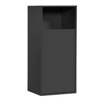 WÄSCHESCHRANK Der Wäschehüter - Schwarz, Holzwerkstoff (41/95/40cm) - Mokebo