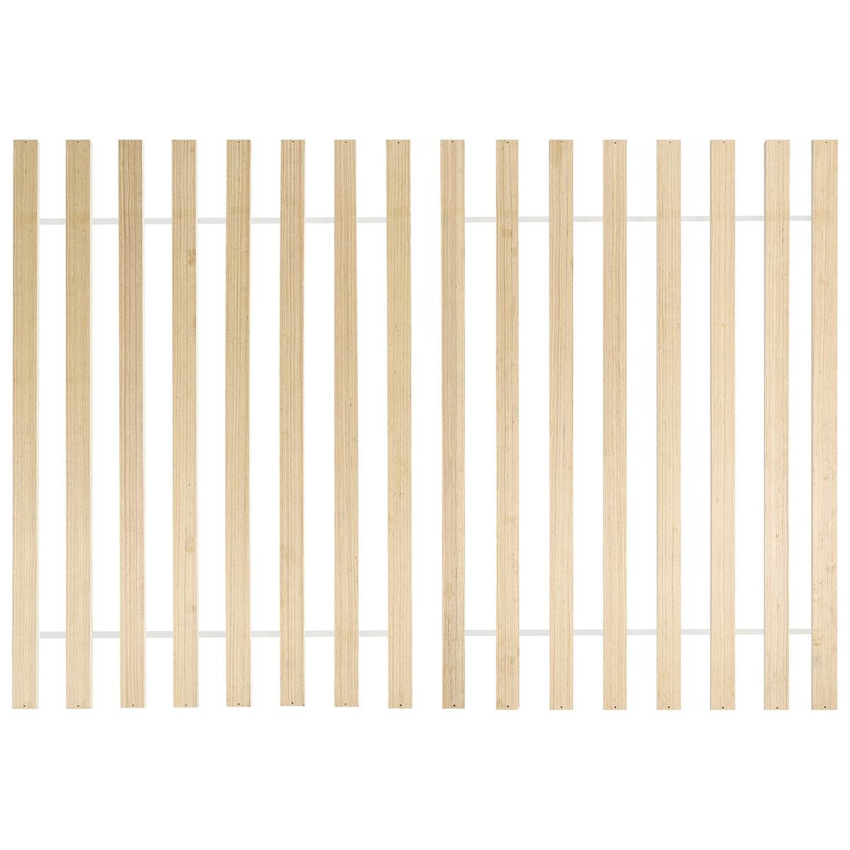 BETT mit Lattenrost 140/200 Kiefernholz Hellbraun Echallon - Hellbraun/Braun, Holz (140/200cm) - Beliani
