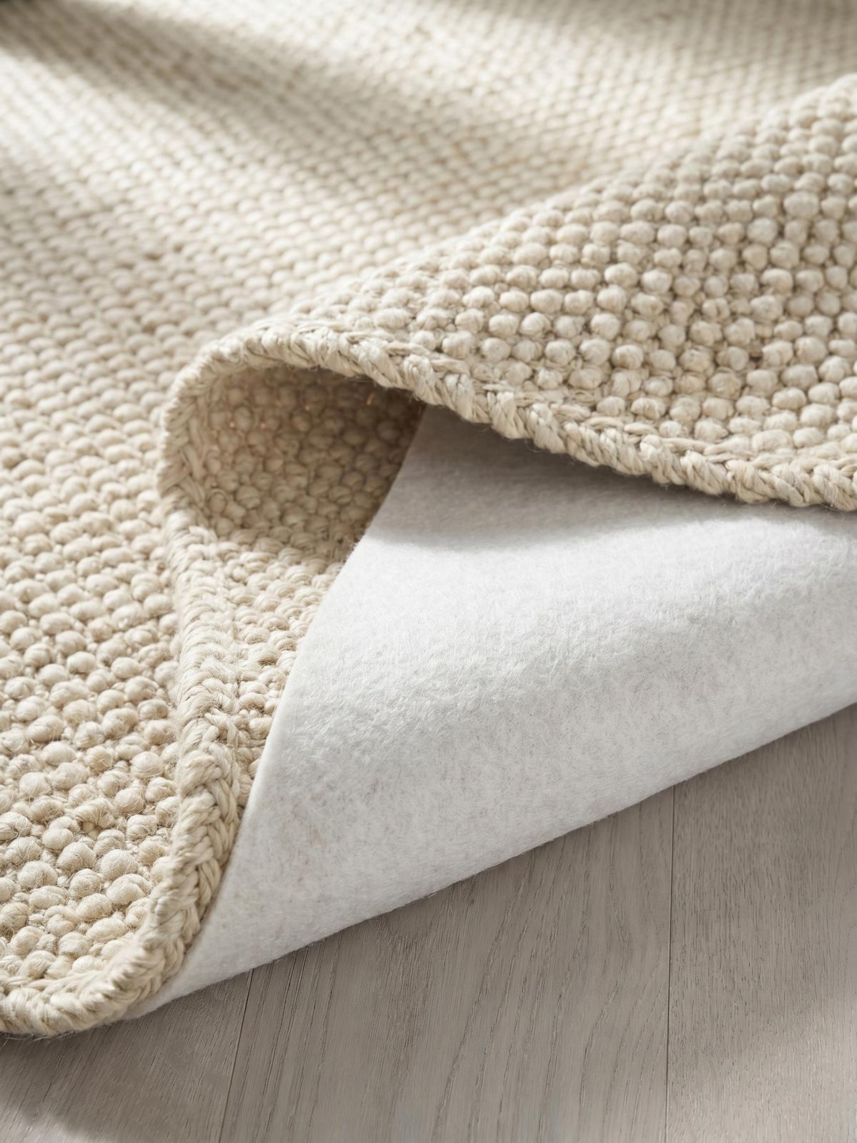 ANTI-RUTSCH-UNTERLAGE, einfarbig, Weiß, 180 x 270 cm - Weiß, Textil (270/180cm) - KADIMA DESIGN