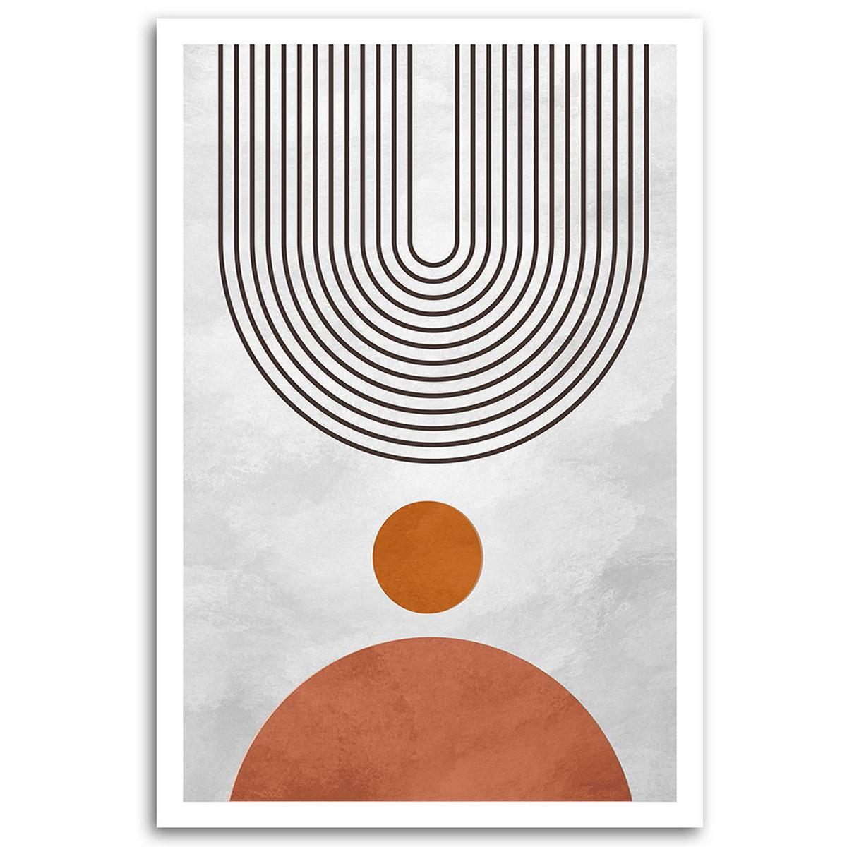 KUNSTDRUCK Grau 40/60 cm - Grau, Textil (40/60cm) - KUNSTLOFT