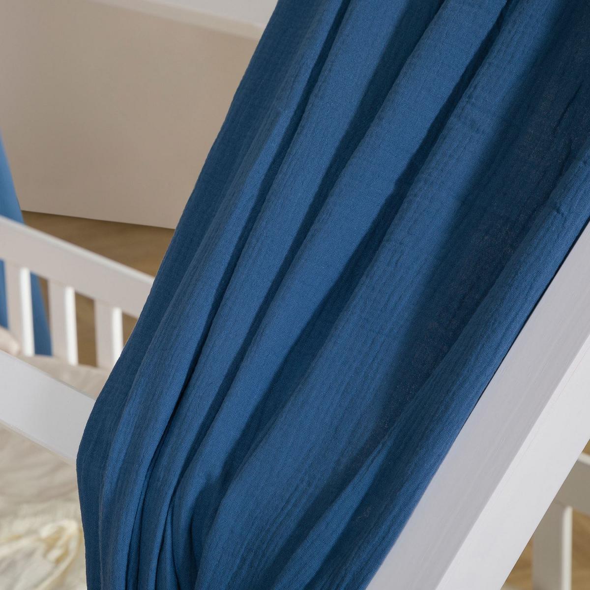 HAUSBETT-HIMMEL NENA - Dunkelblau, Textil - IDIMEX