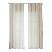 VORHANG 2ER SET SEOUL HxB 245x140 cm Creme - Creme, Textil (60/245cm) - Gardinenbox