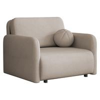 SCHLAFSOFA Viva Sun I - Schwarz/Cappuccino, Holz/Textil (100/85/103cm) - MIRJAN24