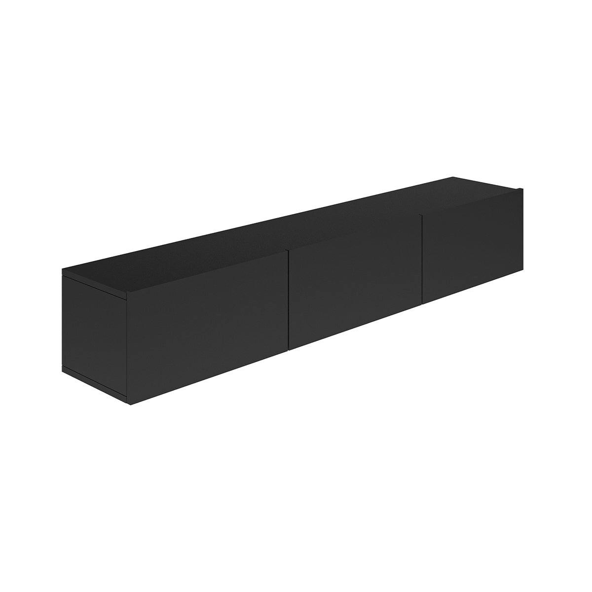 TV-MÖBEL Idao Schwarz - Schwarz, Holzwerkstoff (160/35/29.6cm) - Petits-meubles