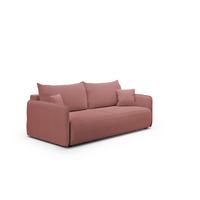 SOFA Claudio 3 Sitzplätze Rose - Rosa, Holz (216/86/105cm) - Petits-meubles