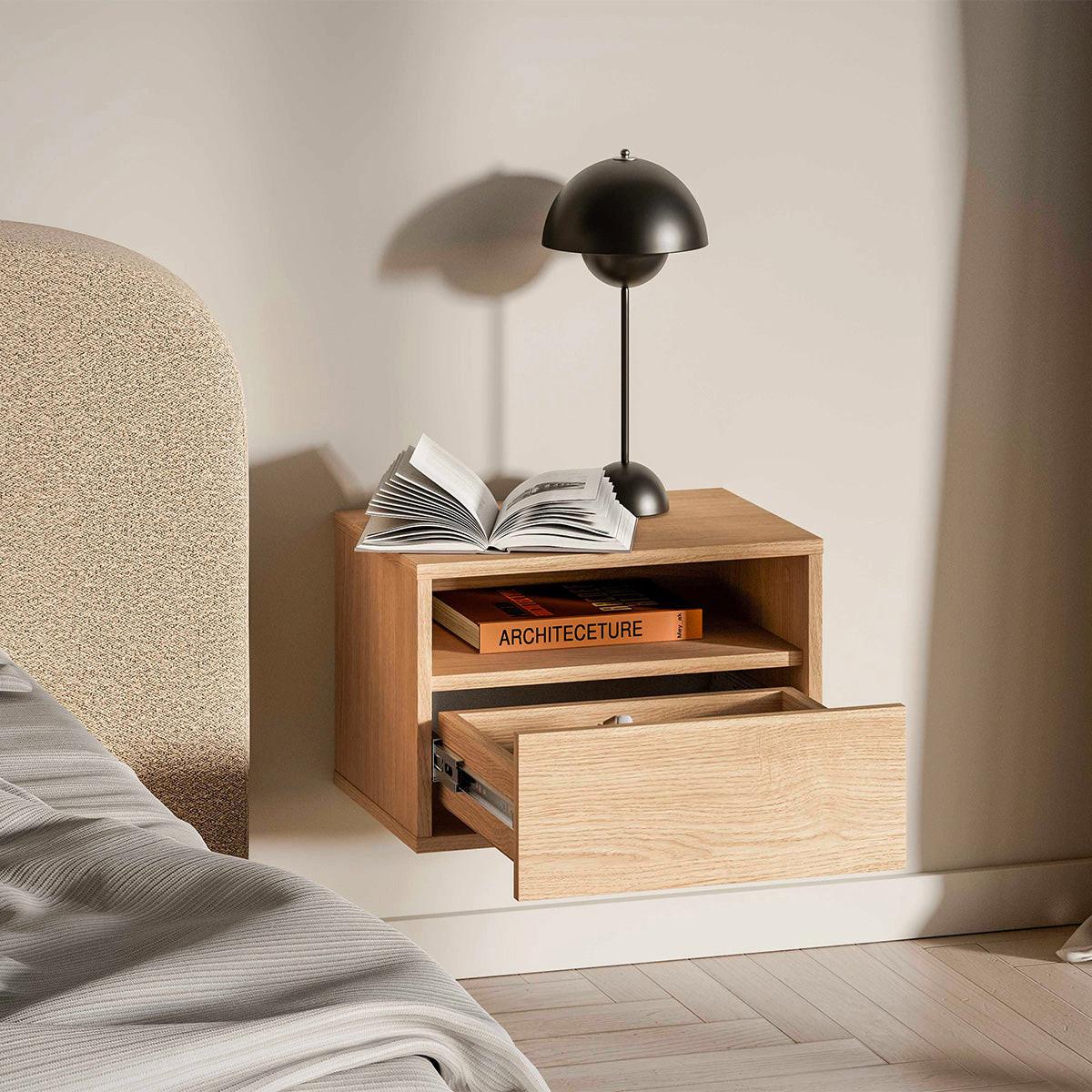 NACHTTISCH Nila Holz - Braun, Holzwerkstoff (45/30/33cm) - Petits-meubles