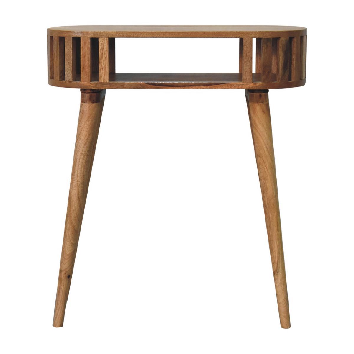 KONSOLE Ariella, Offenes Regal, Beige - Beige, Holz (30/70/80cm) - Artisan Furniture