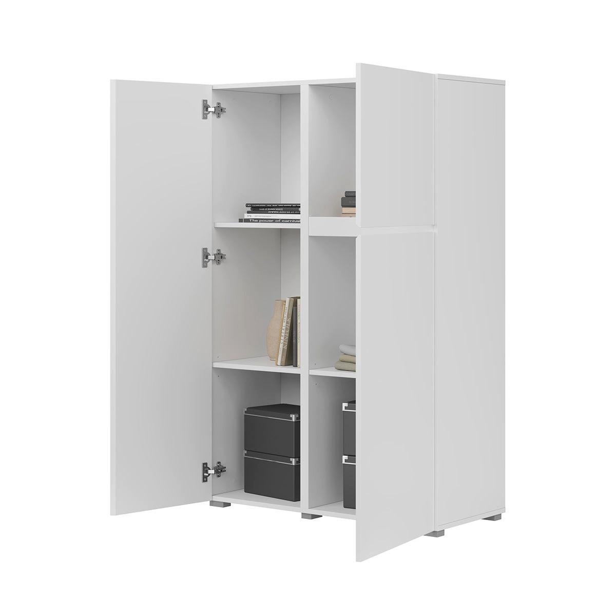 SIDEBOARD Maxis Weiß - Weiß, Holzwerkstoff (92/139/40cm) - Petits-meubles