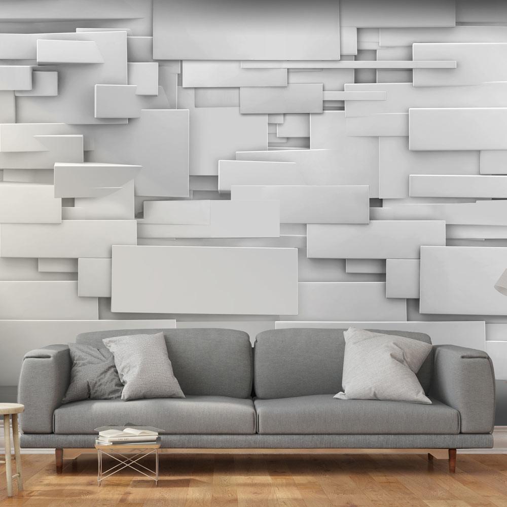 SELBSTKLEBENDE FOTOTAPETE 245/175 cm - Schwarz/Grau, Kunststoff/Textil (245/1cm) - KUNSTLOFT