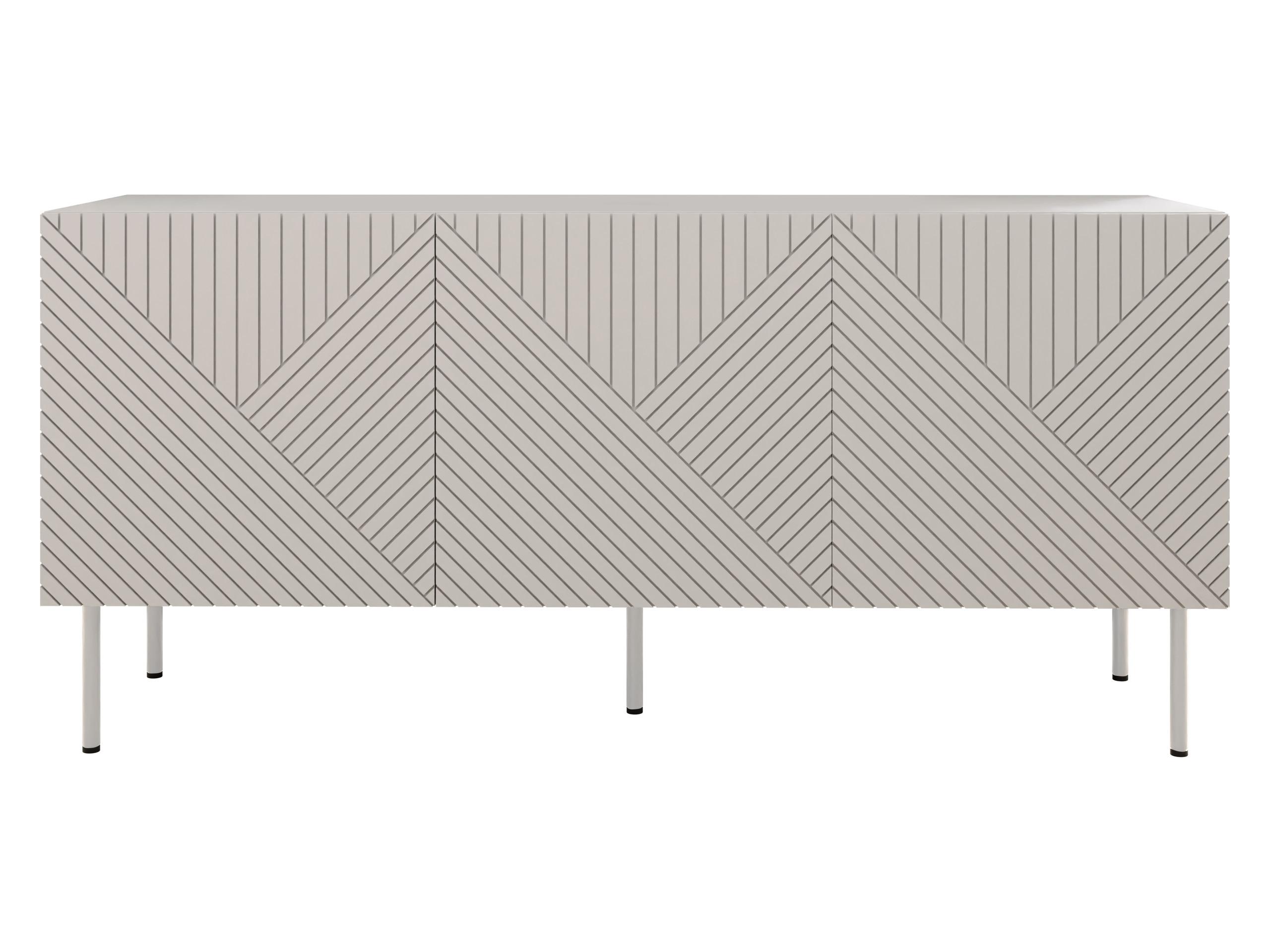 SIDEBOARD Art Deco Cashmere 3D 150 - Kaschmir, Holzwerkstoff/Metall (150/70/42cm) - MIRJAN24