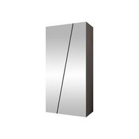 DREHTÜRENSCHRANK Zen 2L 100 cm - Kaschmir/Schwarz, Holzwerkstoff/Kunststoff (100/202/50cm) - MIRJAN24