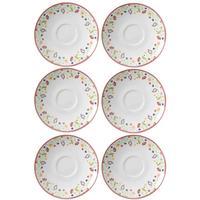 KAFFEEUNTERTASSEN Shanti bunt ø 16.0 cm 6er Set - Multicolor, Keramik (16cm) - Ritzenhoff Breker