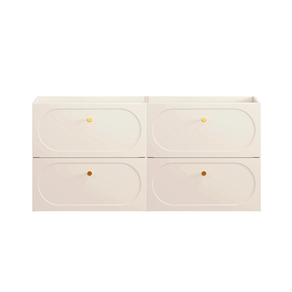 WASCHTISCHUNTERSCHRANK 120.4cm Sanae Sandbeige - Beige, Holzwerkstoff (120.4/57/46cm) - Petits-meubles